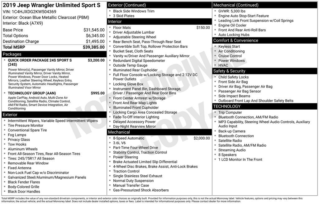 jeep wrangler unlimited 2019 1C4HJXDG2KW504369 image jeep wrangler unlimited 2019 1C4HJXDG2KW504369 image